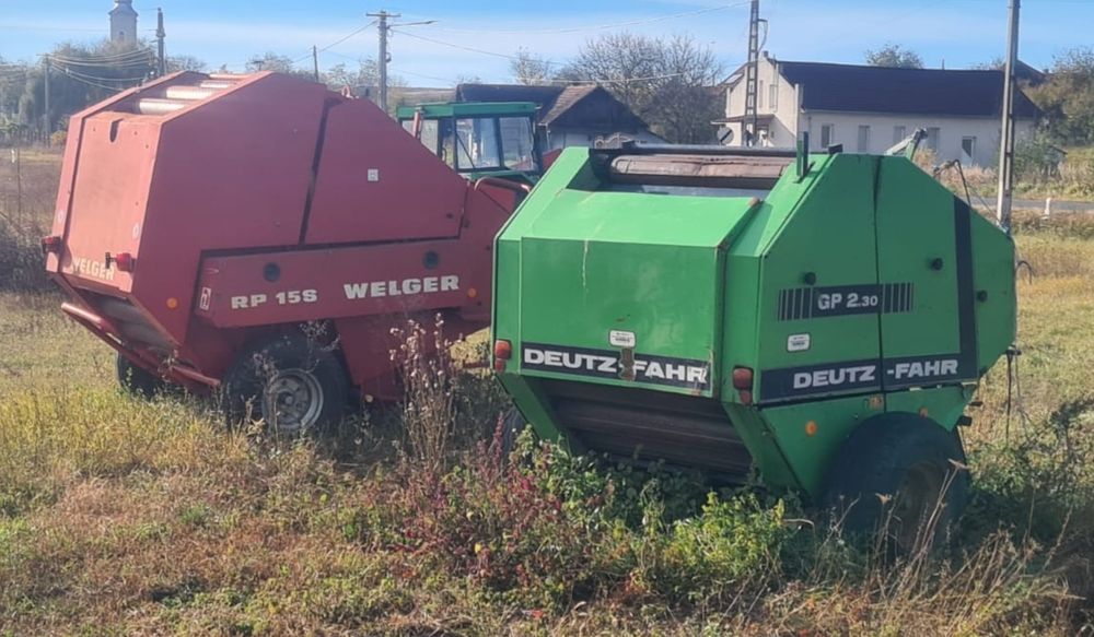 Presa Deutz-Fahr GP 2.30 si Welger rp 15s/ rp12