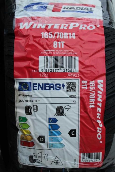 Anvelope iarna noi 165/70R14 GT-Radial