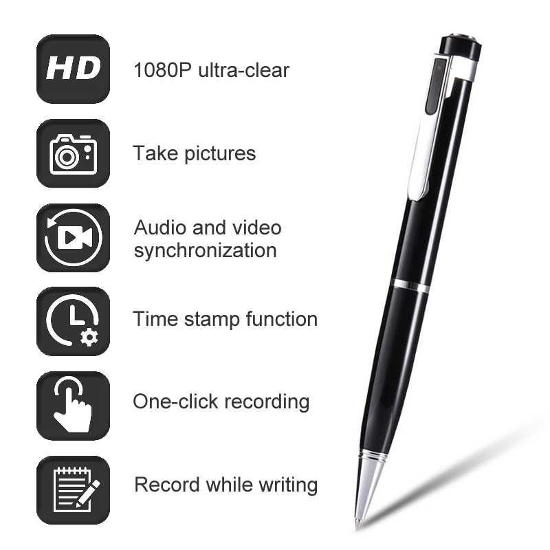 Camera Spion TSS-PEN Integrata in PIX,Full HD,Audio-Video,Foto