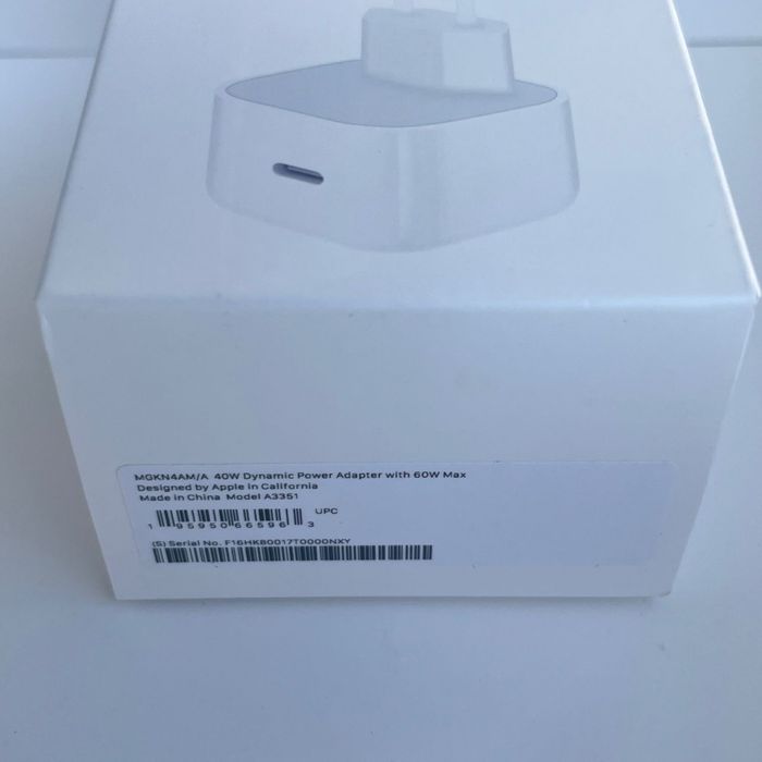 iPhone Dynamic Power Adapter 40w- nou,sigilat, ideal pt iPhone 17