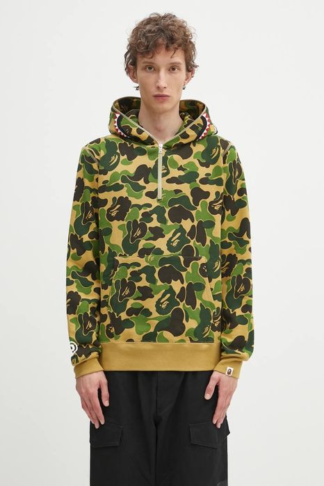A Bathing Ape hanorac de bumbac ABC camo shark