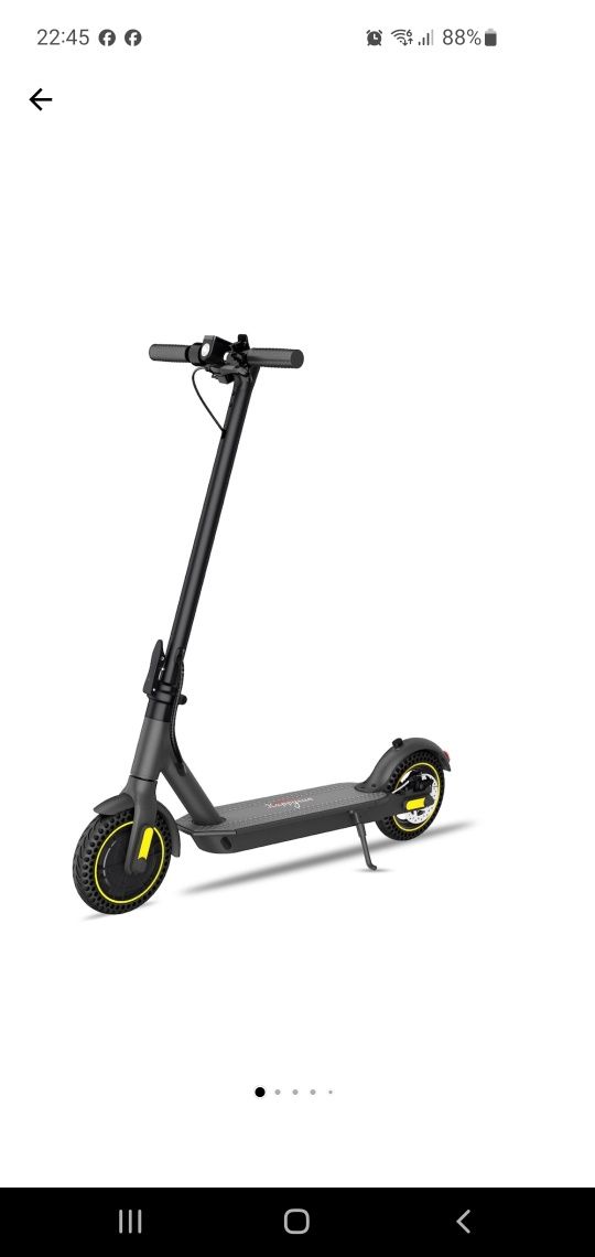 Trotineta electrica pliabila, Happyrun, HR365MAX, 25 km/h, 10", Sarcin