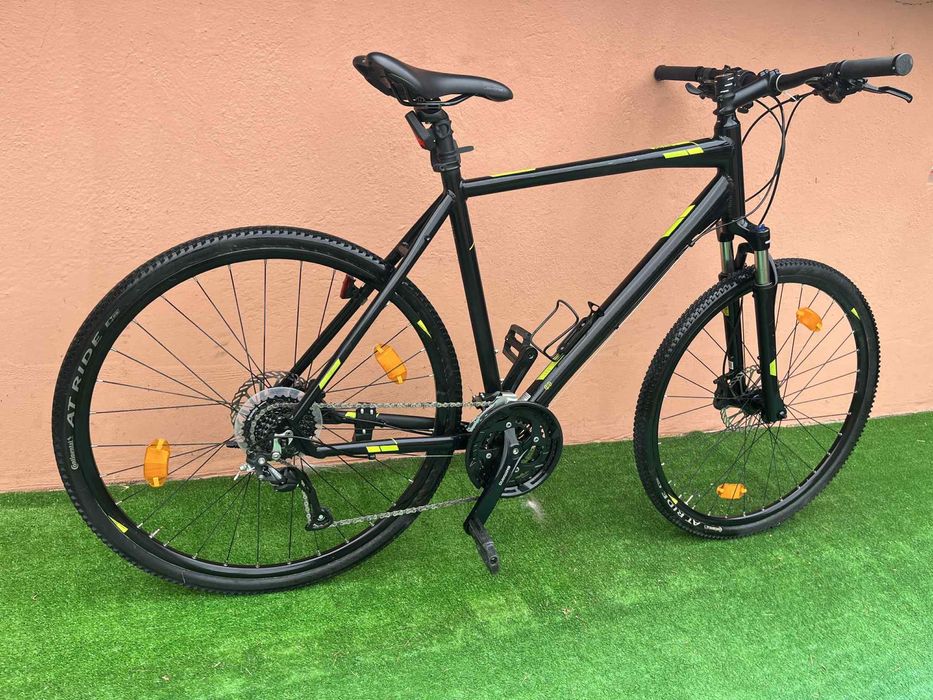 Като Нов Алуминиев Хидравличен Велосипед  RIVERSIDER 28цола 9х3