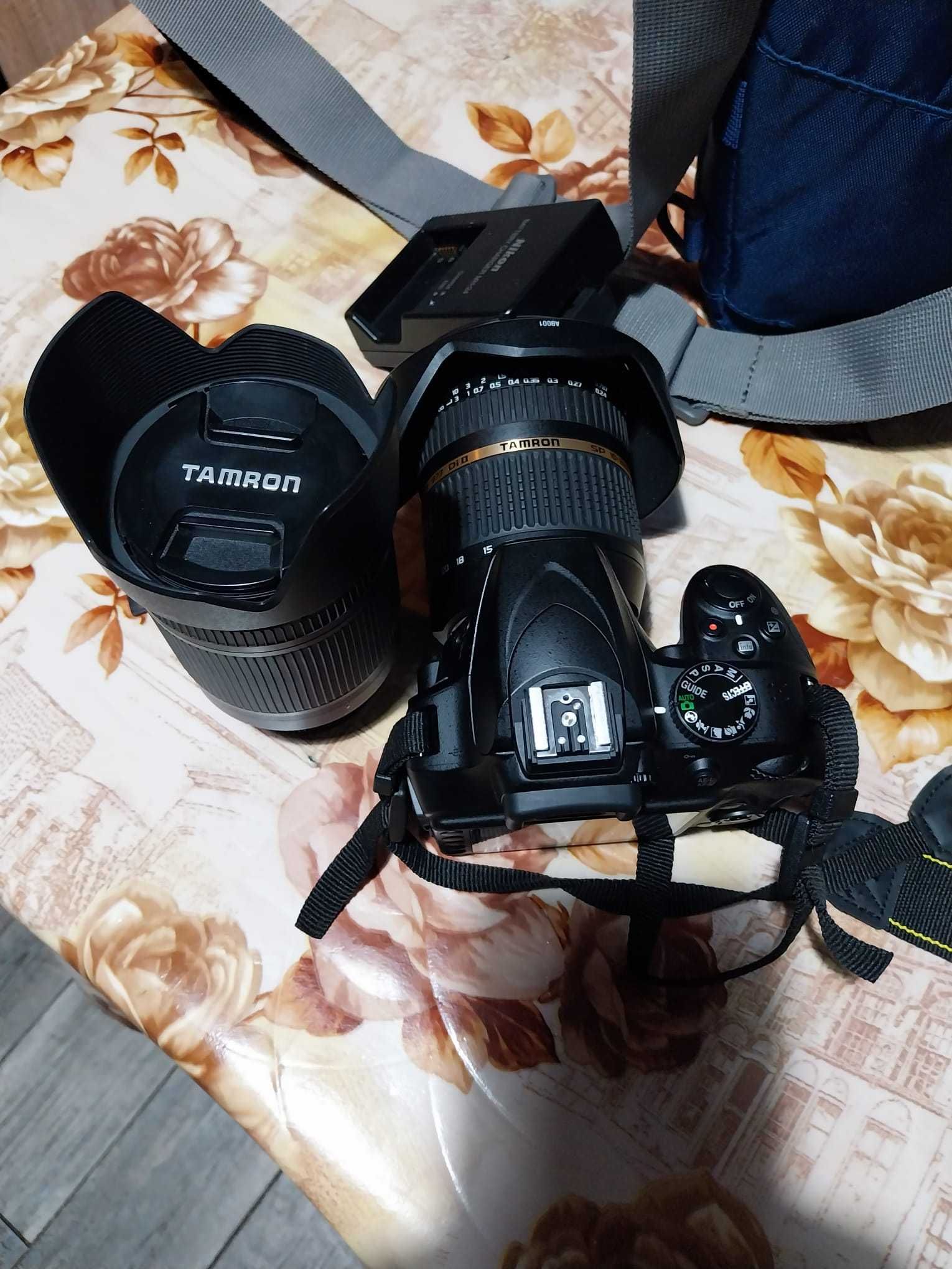 nikon d3400 cu obiectiv tamron AF 18-200mm f/3.5-6.3 nikon di 2