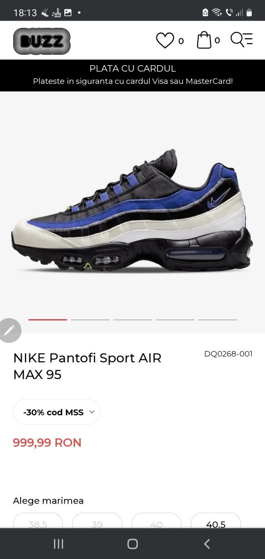 Air max 95 in stare perfecta