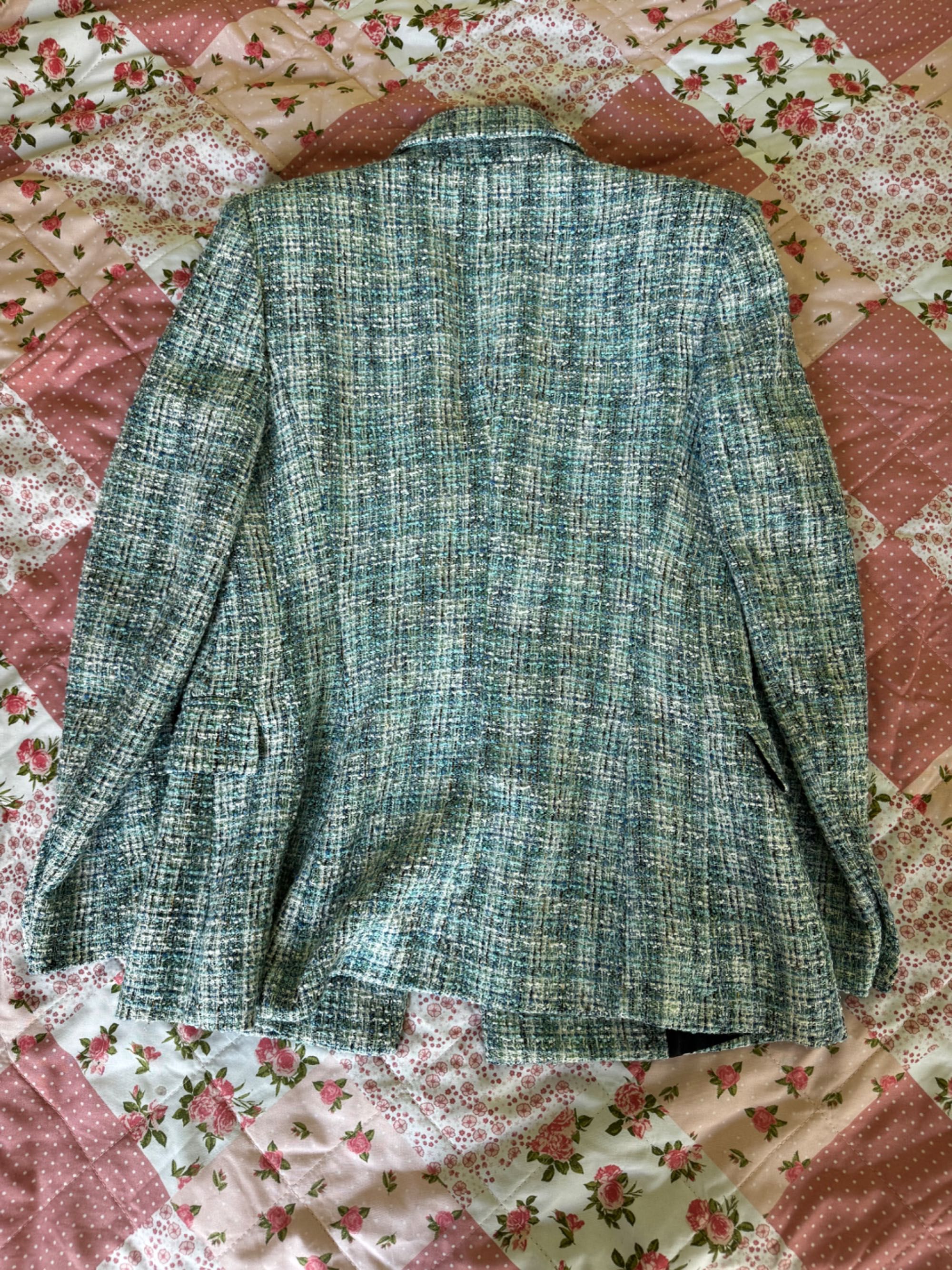 Сако Zara в синьо букле