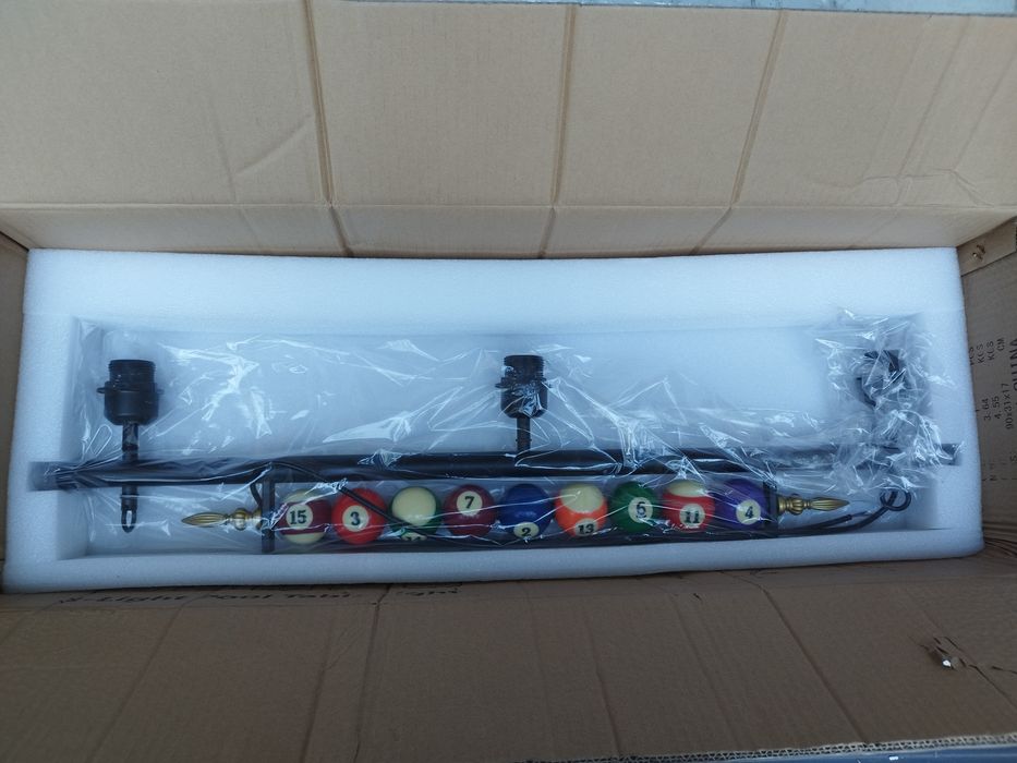 3-лампи за билярдна маса.