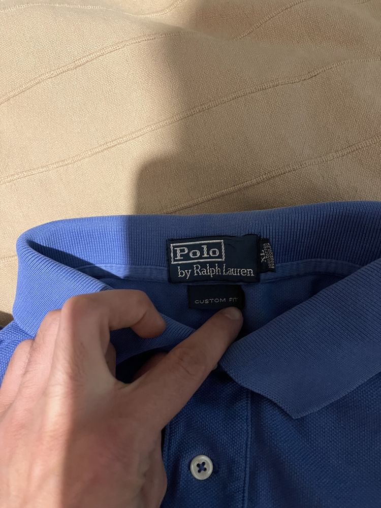 Tricou Polo Ralph Lauren culoare Heritage Royal Custom fit XL