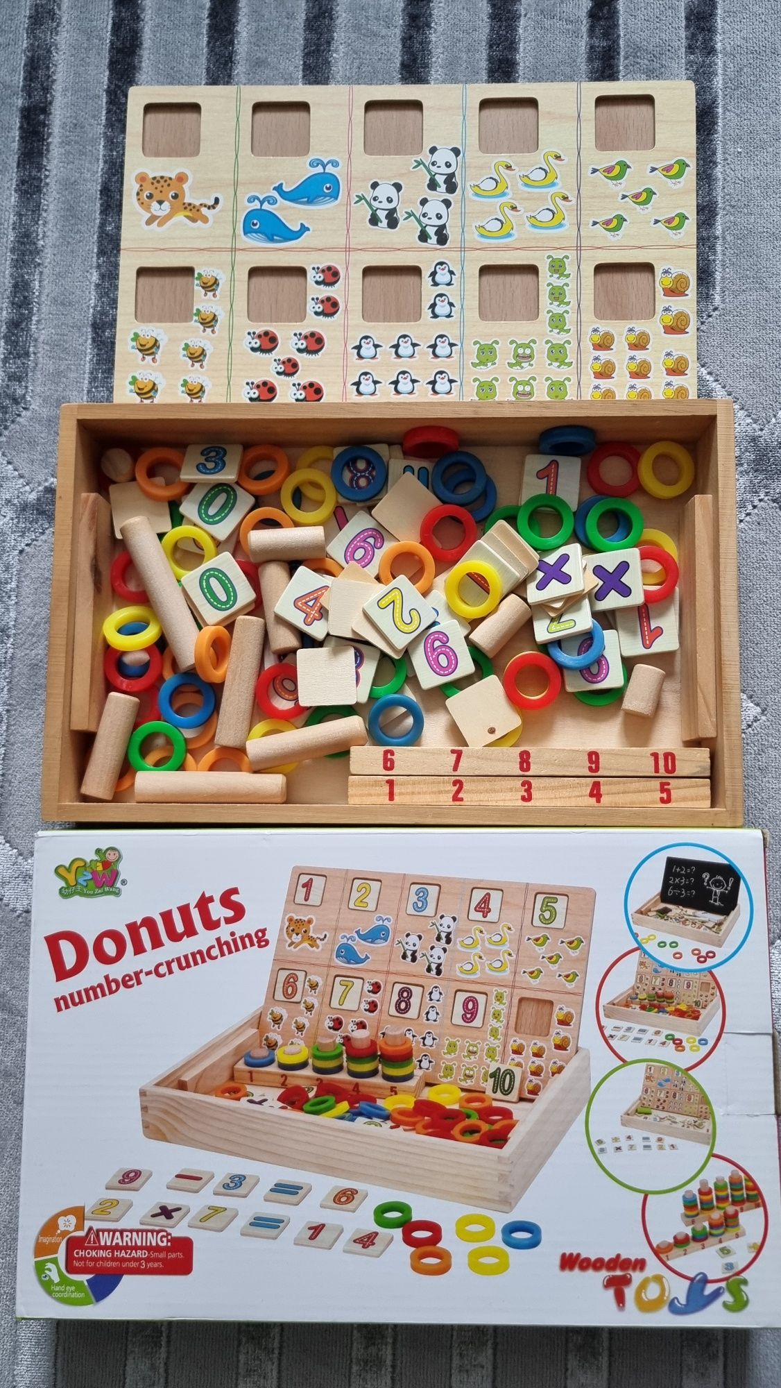 Set Donuts numbers și set lego Duplo