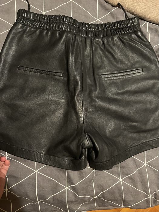 Pantaloni Mango piele naturala marimea 34