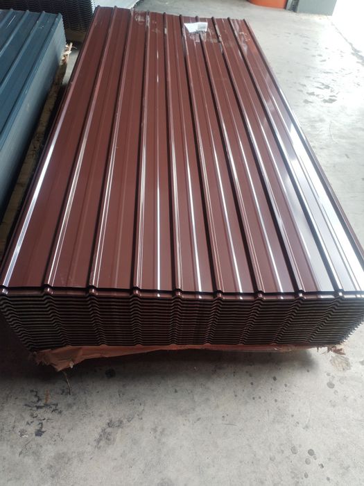 Tablă vișinie  maro zincata