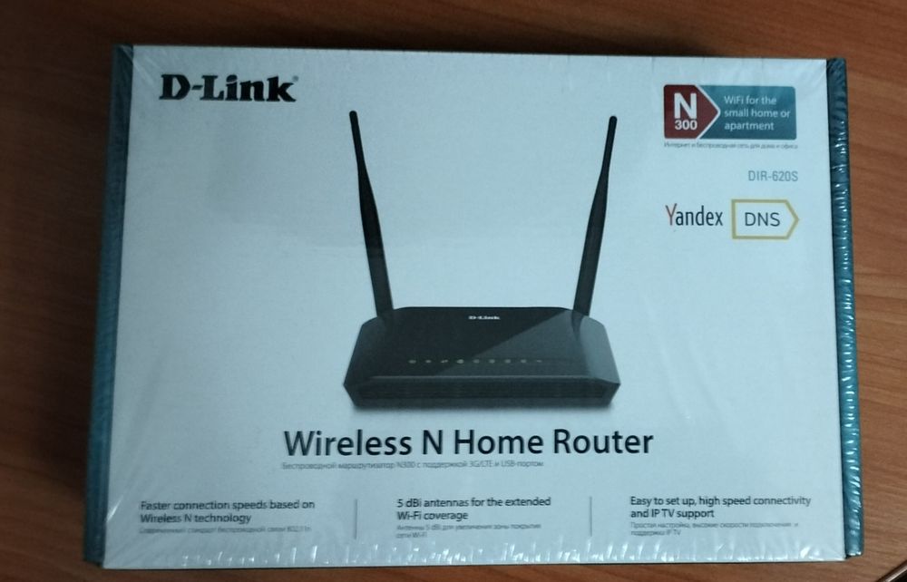 Новый роутер D-Link DIR-620S