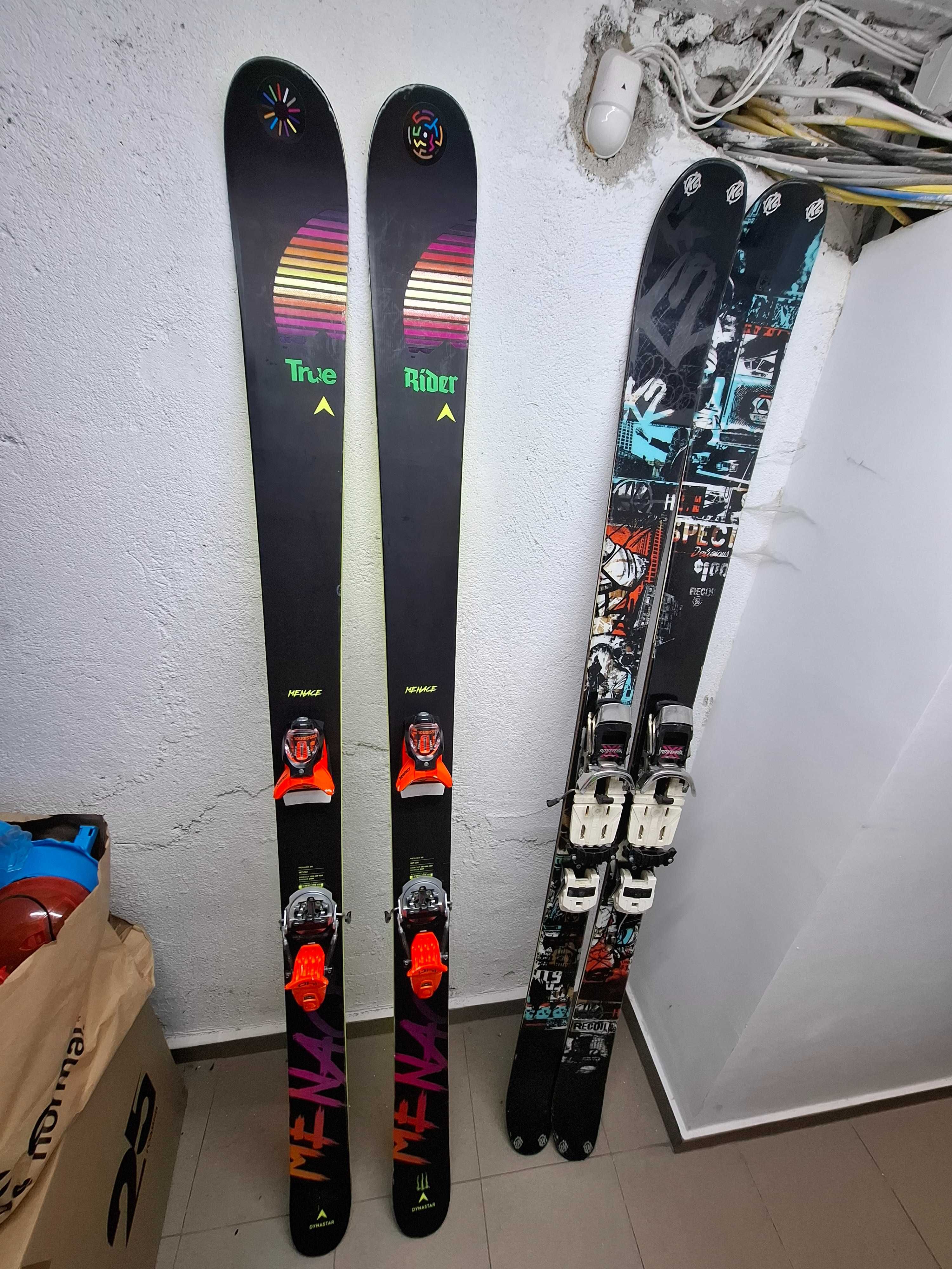Продавам ски Dynastar Menace 98 - 187см.Автомат Rossignol/Look FKS 140