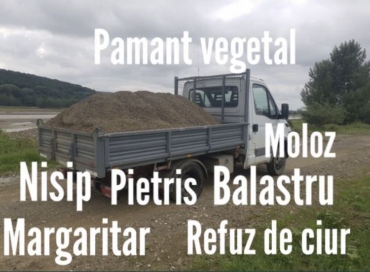 SUPER OFERTA nisip Balast Pietris Piatra de drum Refuz de Ciur
