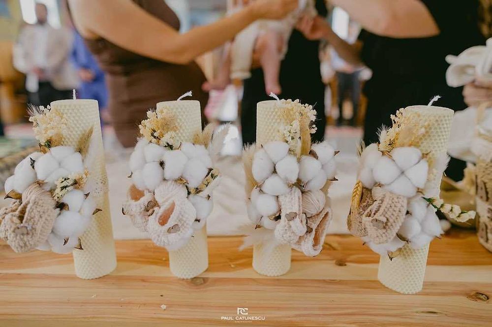 trusou botez/lumanare botez/cutie trusou/cadou babyshower/tavita mot