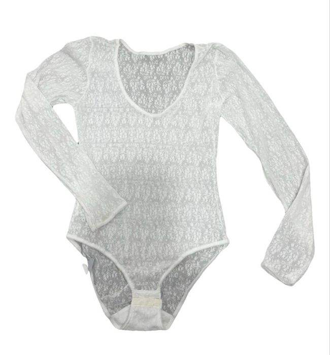 Body danela Christian Dior alb/negru/galben