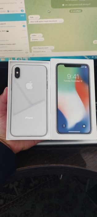 Iphone x 256 gb ekranda xol bor