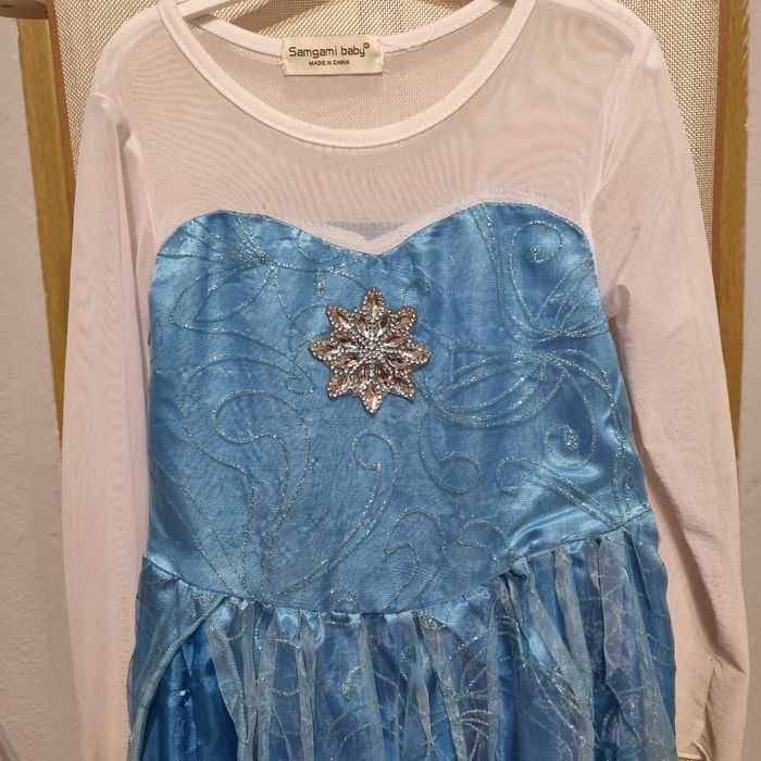 Rochiță Elsa Frozen pentru fetite 4-7 ani.