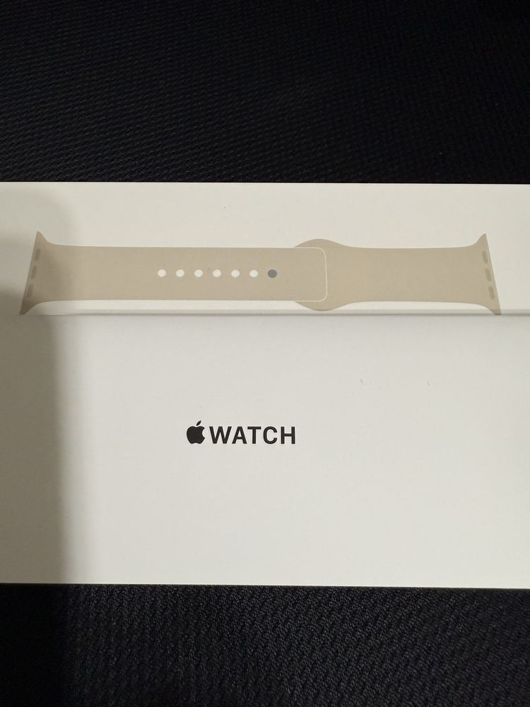 Оригинална каишка за Apple Watch 8, Starlight