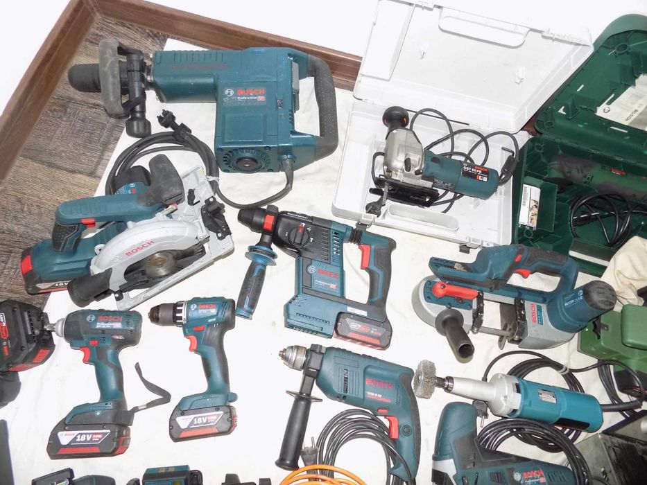 Picamer Bosch GSH 11 E, laser 3 fasciculi GLL 80-33G ,roto GBH 18V -26