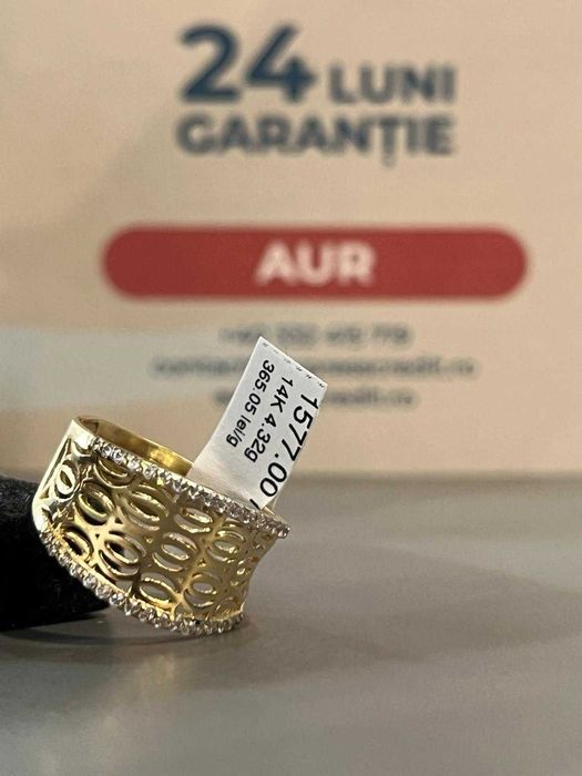 (Ag44 B10551) Inel aur 14K 4.32g