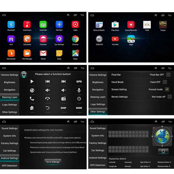 Navigatie VW Golf 5, 6, Passat B6 ,B7, 1+32GB, 1.5Ghz, CarPlay, 9″ IPS