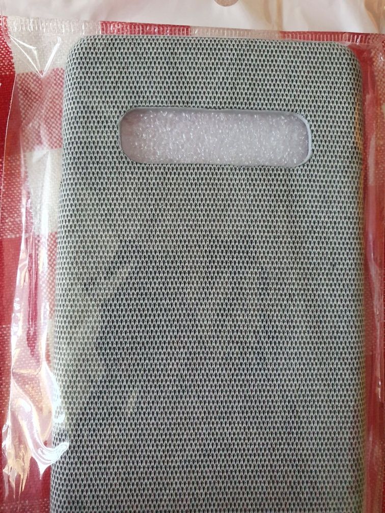 Husa protecție Samsung S10+ cu spate textil