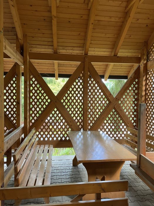 Foisor din lemn cu elementele demontabile