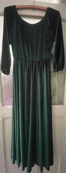 Rochie de ocazie, verde închis, mărimea XL/42/14