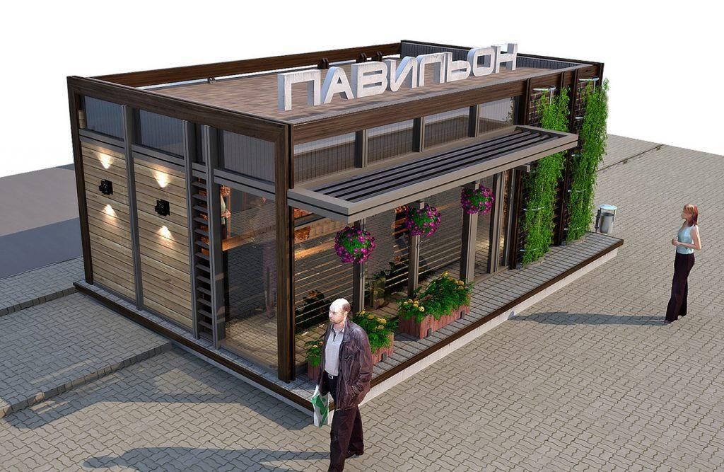 Торговый павильон киоск