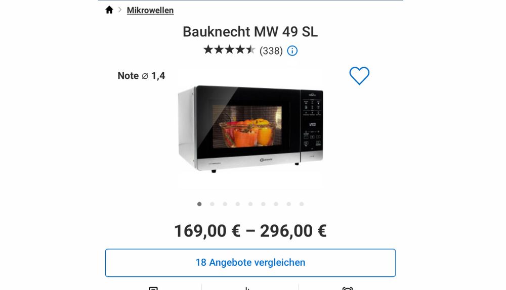 Cuptorul cu microunde Bauknecht Chef Plus MW 49 SL