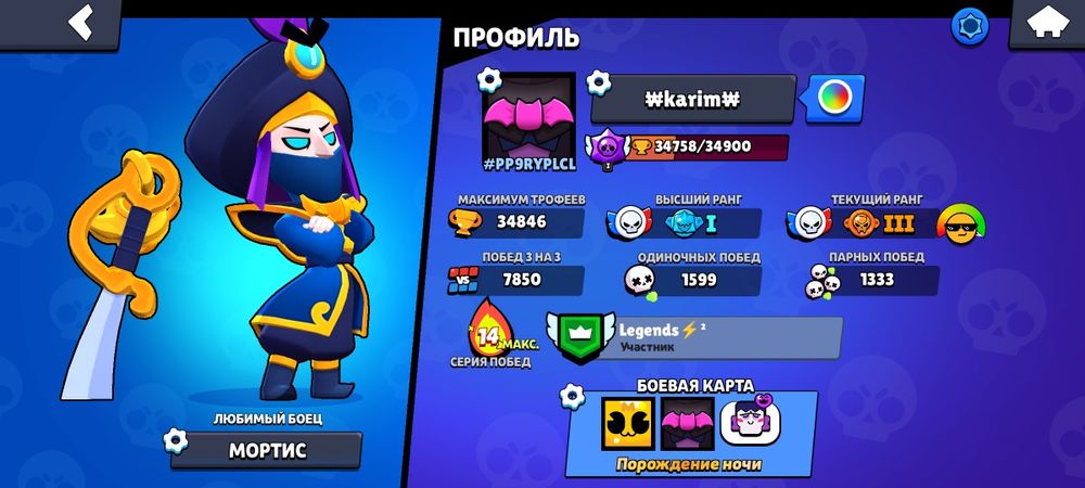 Аккаунт бравл старс