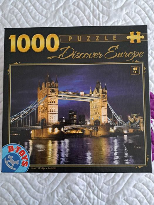Puzzle Tower Bridge – Puzzle adulți 1000 piese – Discover Europe