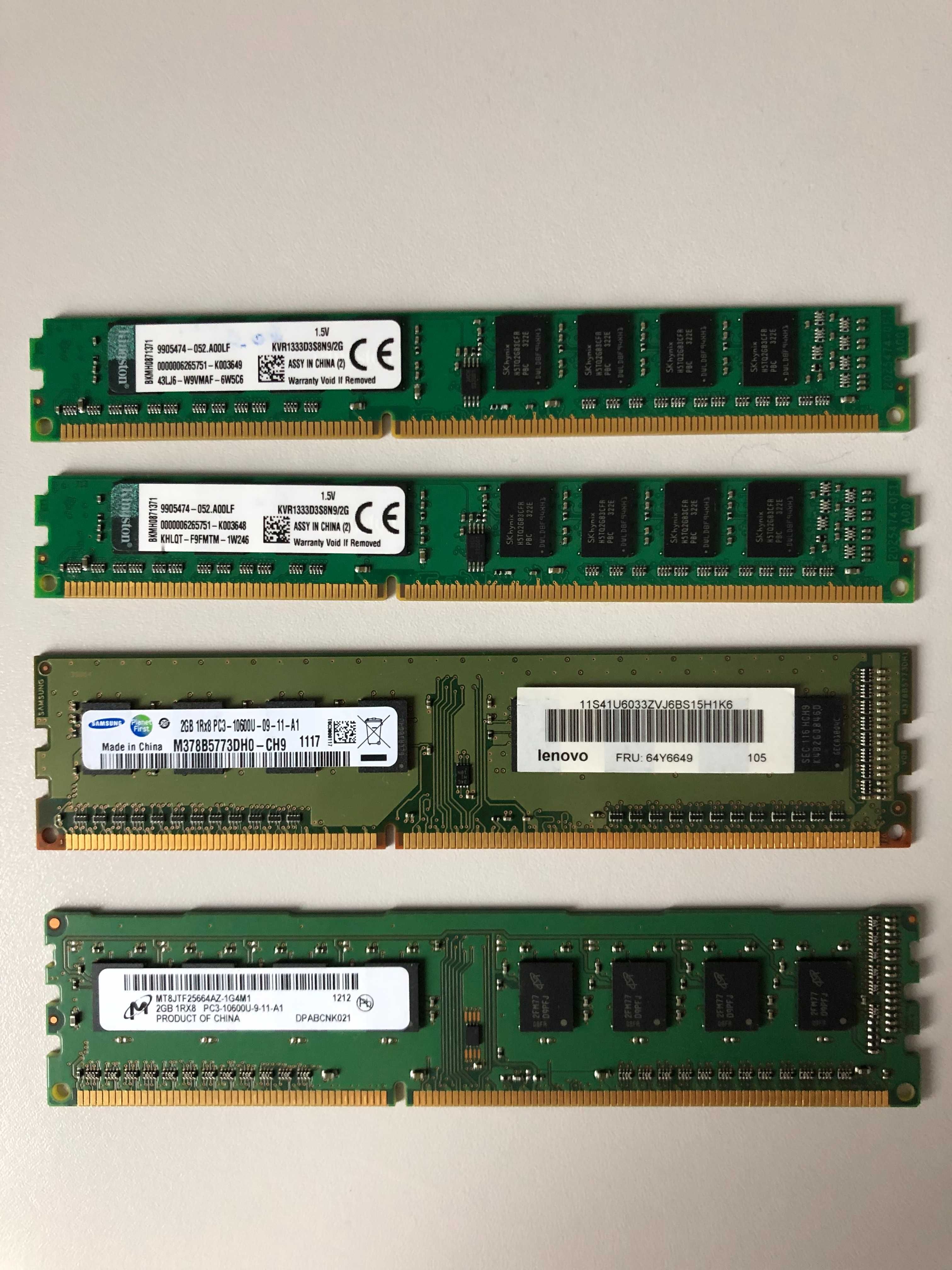 4 x 2GB DDR3 PC3-1060