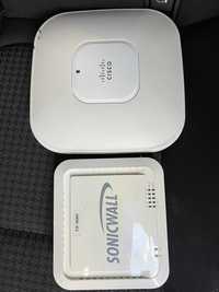 Pachet Sonicwall TZ 105 + Sonicall TZ 100 + Cisco aironet AP1142-N POE