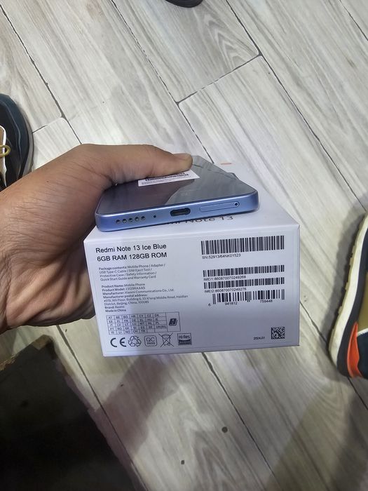 Xiomi Redmi Note 13 6+6/128 Gb kafolatli