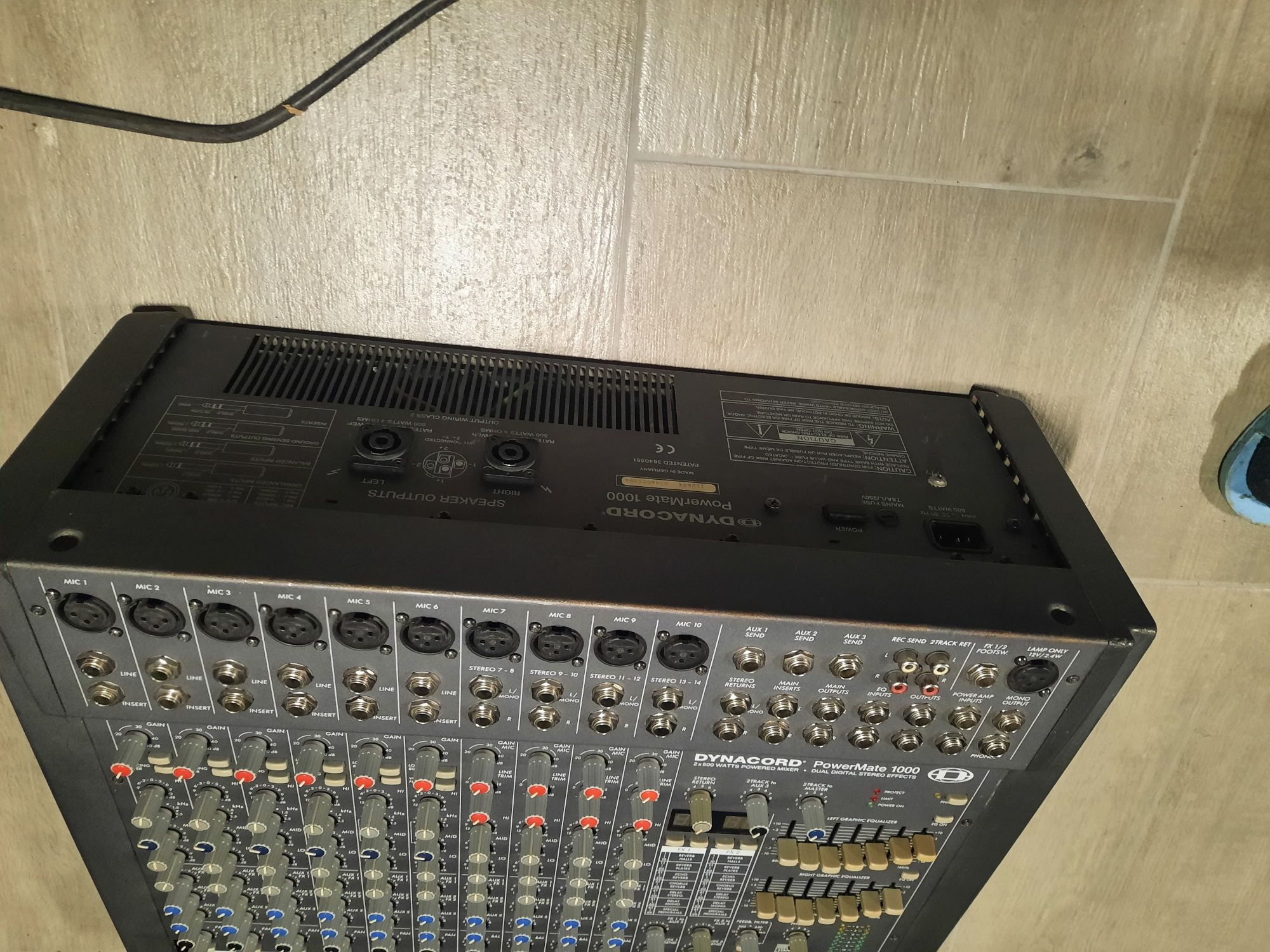 Mixer dynacord powermate 1000