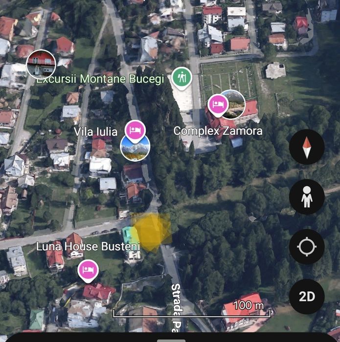 Teren Bușteni, Curti Constructii