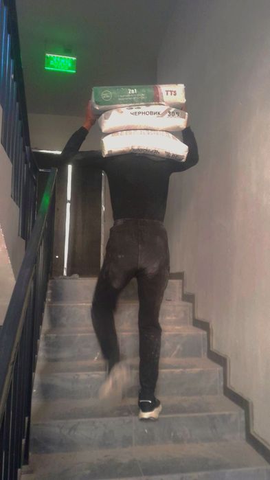 Услуги грузчиков ,подъем строй материалов 24/7 без выходных