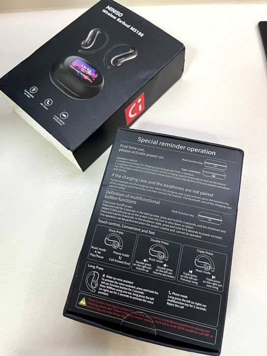 Безжични Слушалки с вграден преводач с изкуствен интелект - Чисто Нови