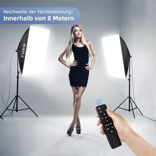 FGen Softbox Photo Studio Set/Studio foto set de 2