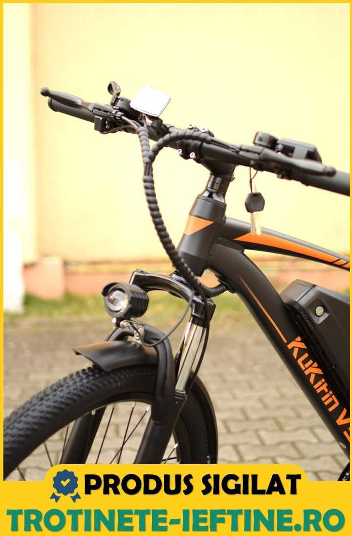 Frana Disc Dublu: Bicicleta Electrica KuKirin V3, Sigilata