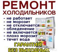 Ремонт холодильников и морозильников. Гарантия до 1 года