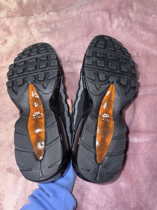 Pantofi 42 Nike Air Max 95 Negru negri gri portocaliu Noi nepurtati