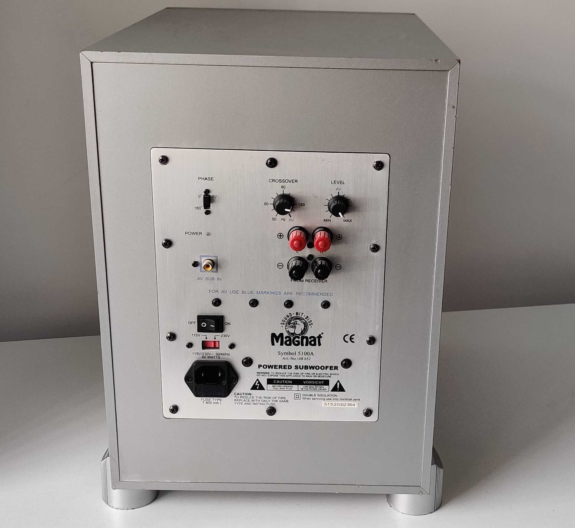 Magnat Symbol 5100 A muzica bas sub muzica