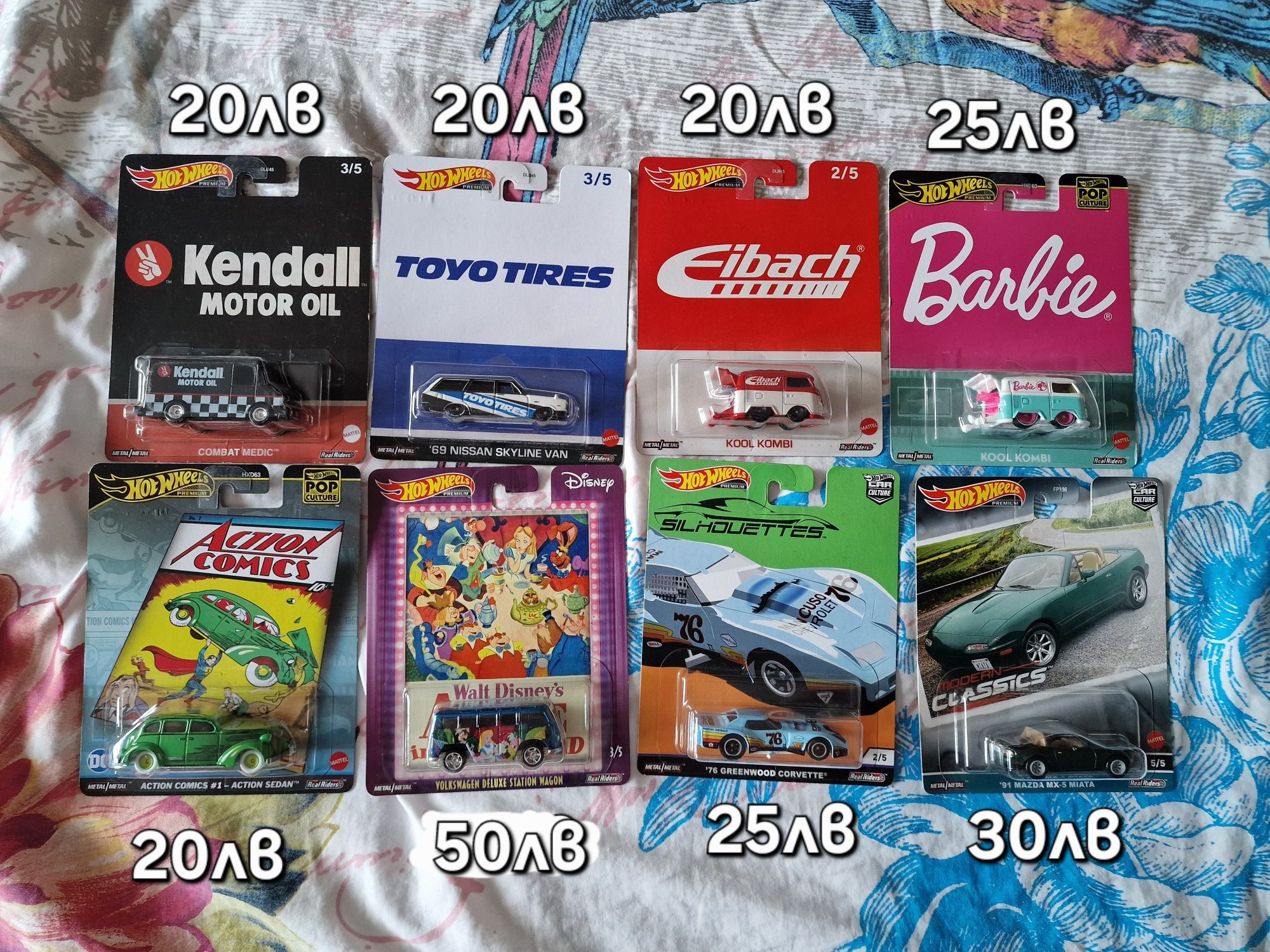 Премиум модели, RLC на Hot wheels и Matchbox, Pop Race, Mini GT