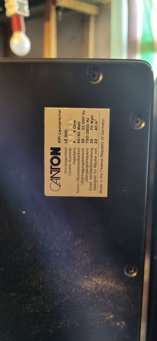 De vanzare boxe canton LE 500