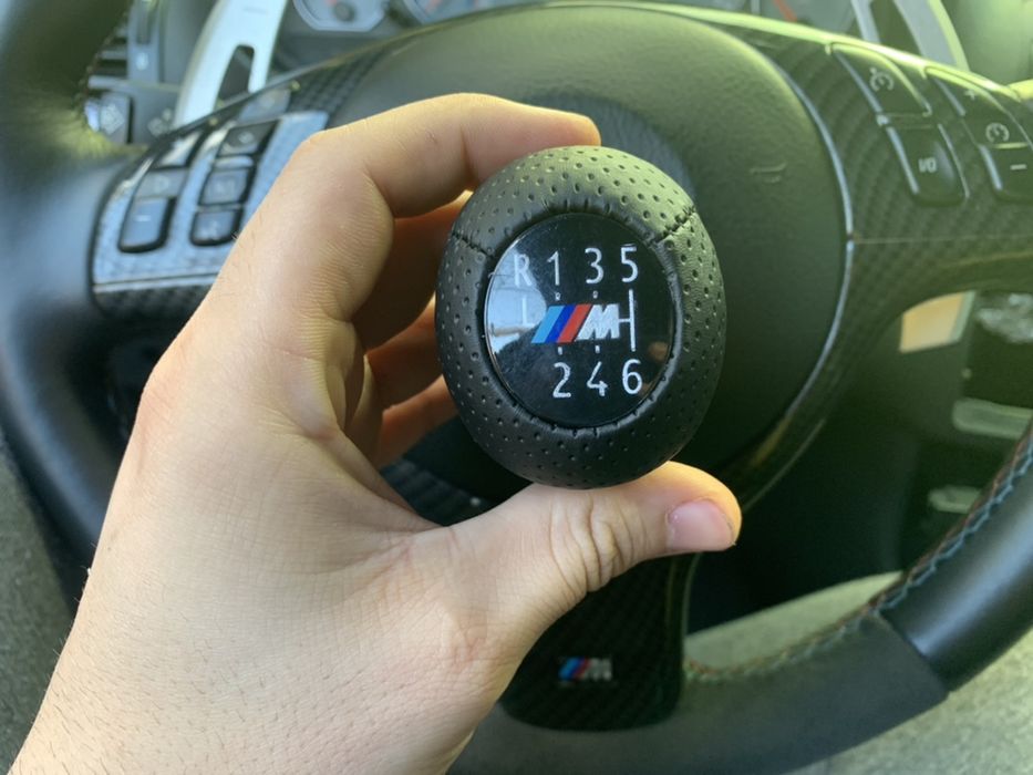 Nuca cu Inel piele Perforata Bmw E36 E46 E39 E60 E87 E90 Schimbator