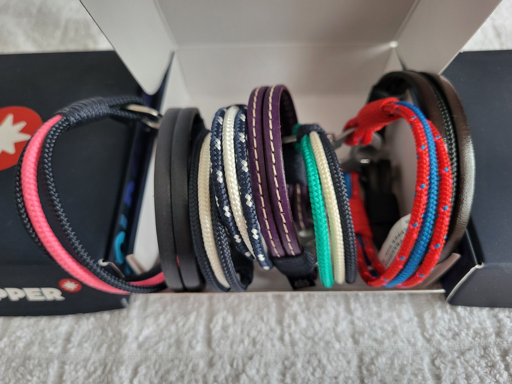 Bratara noua Old Skipper franghie, piele