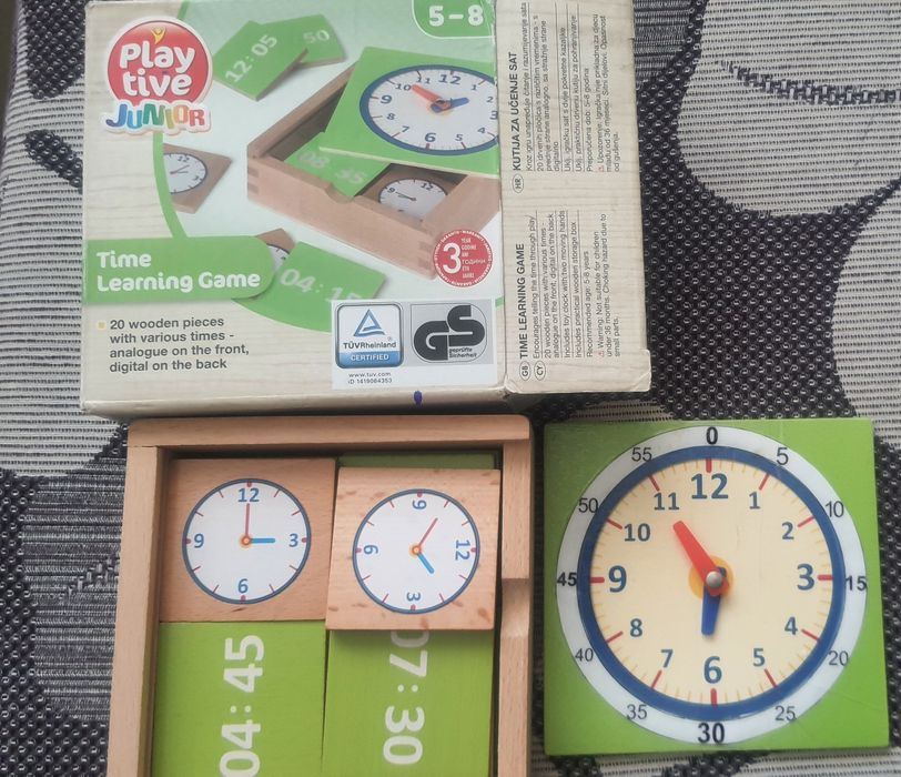 Часовник и Детско кормило за малки шофьори- звук и светлини